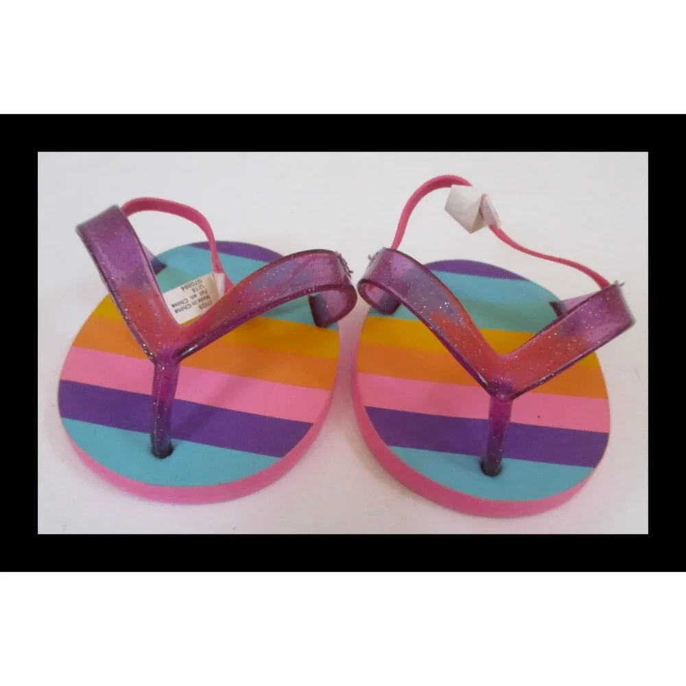 Build A Bear Workshop Rainbow Flip Flops